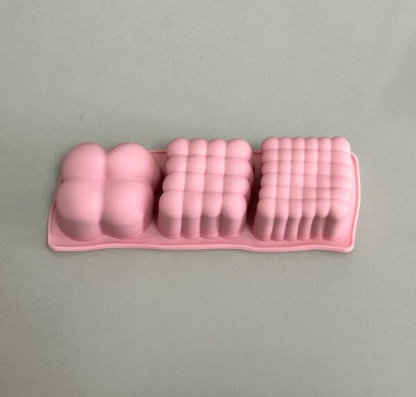 Molde de Silicona p/ Velas Cubo