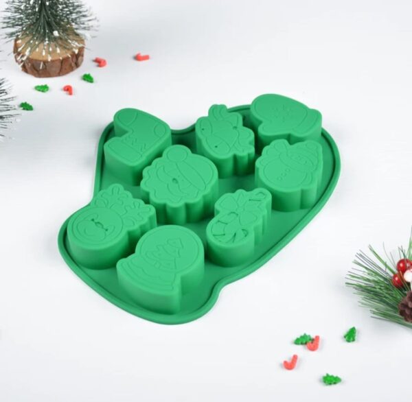 Molde de Silicona Navidad