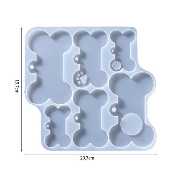 Molde de Silicona p/ Resina Hueso G91-023K10