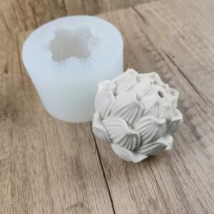Molde de Silicona p / Vela Flor H11-012L7