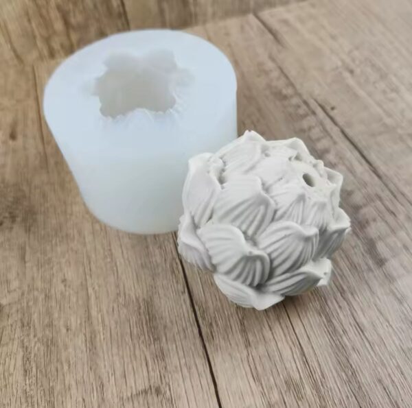 Molde de Silicona p / Vela Flor H11-012L7