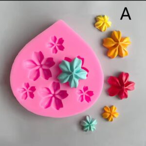 Puntilla de Silicona x6 Flores H11-013H7