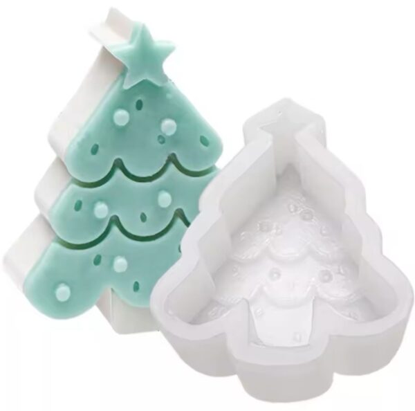 Molde de Silicona p/ Vela Arbol de Navidad H15-012J20