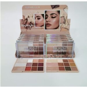 MAQUILLAJE PALETA SOMBRA x 12  ROMANTIC COLOR