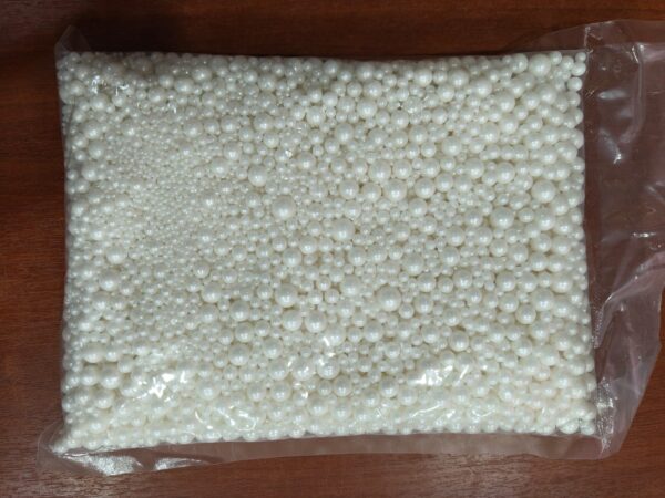 PERLAS COMESTIBLE BLANCAS SURTIDO PAQUETE 1KG
