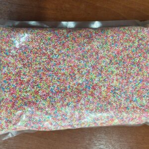 PERLAS COMESTEBLE MULTICOLOR PAQUETE 1KG N. 2MM