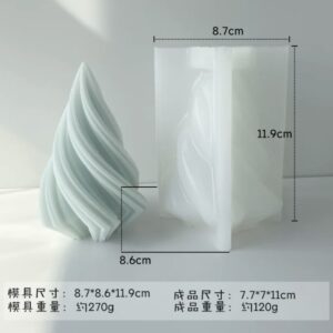 Molde silicona para vela Árbol 10.5CM H27-010E15
