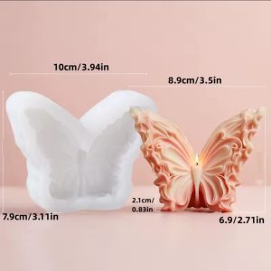 MOLDE SILICONA VELA MARIPOSA H20-003A30