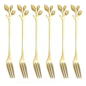 PACK X6 TENEDORES HOJA 12.5CM