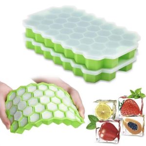 CUBETERA SILICONA CON TAPA