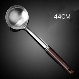 CUCHARON ACERO REFORZADO MANGO MADERA 14A5