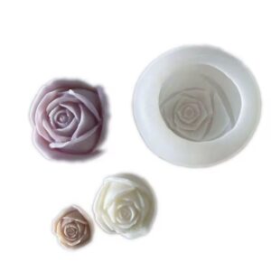 Molde de Silicona p/Vela Flor H28-026F8