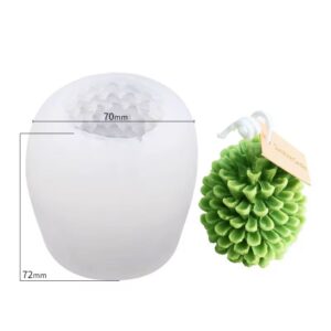 Molde de Silicona p/ VELA H28-026C8
