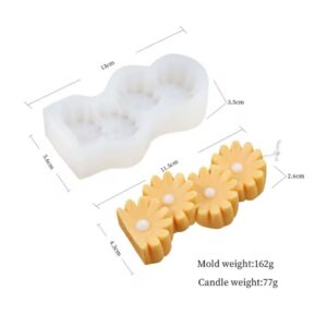 Molde de Silicona p/ VELA FLOR  H28-023D8