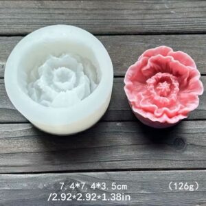 Molde de Silicona p/ VELA Flor H11-012F7