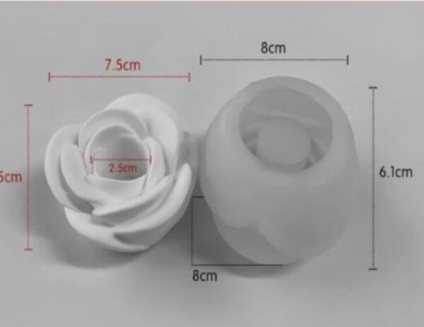 MOLDE SILICONA PORTA VELA  H28-023A8