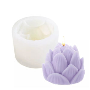 Molde de Silicona p/ VELA Flor H28-024I8