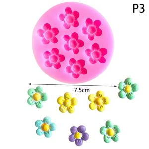 MOLDE SILICONA 7FLOR H25-002K15