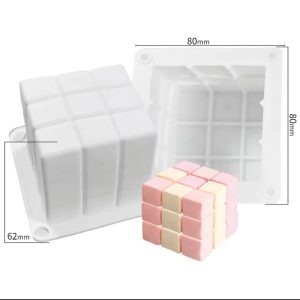 MOLDE COLICONA X2 CUBO