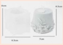 MOLDE SILICONA P/VELA H28-024J8