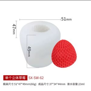 MOLDE SILICONA P/VELA H28-026E8