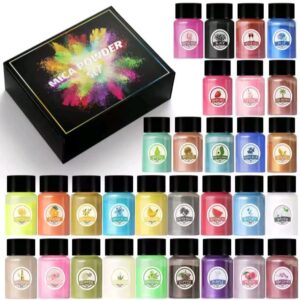set de 30 colorantes en polbo para resina