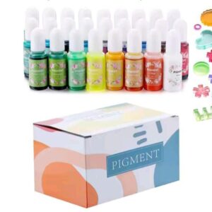 set de 26 colorantes para resina al agua