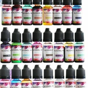 set de 26 colorantes para resina de alcohol