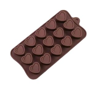 Molde bombón forma corazón