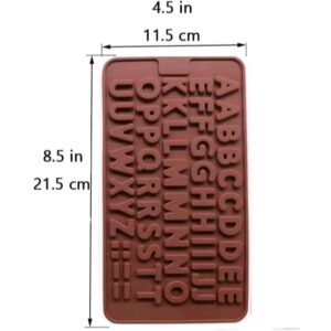 Molde chocolate letra mayúscula
