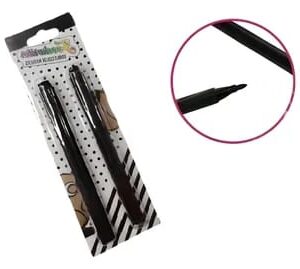 Set de dos marcadores negros comestibles