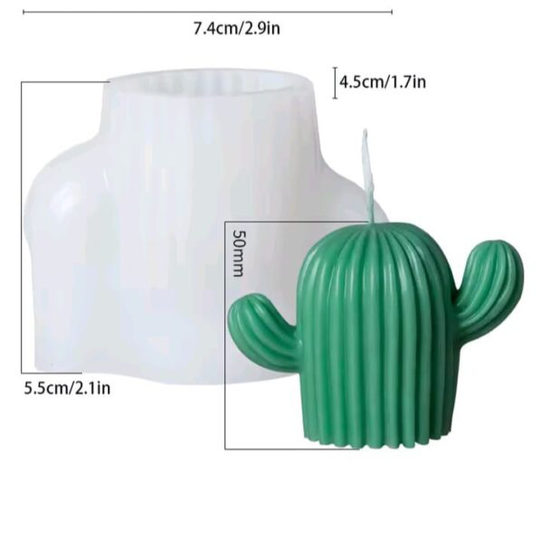 Molde de silicona cactus H33-044N2
