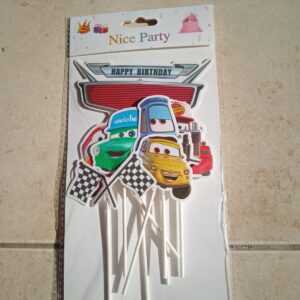 decoración para tortas de cars
