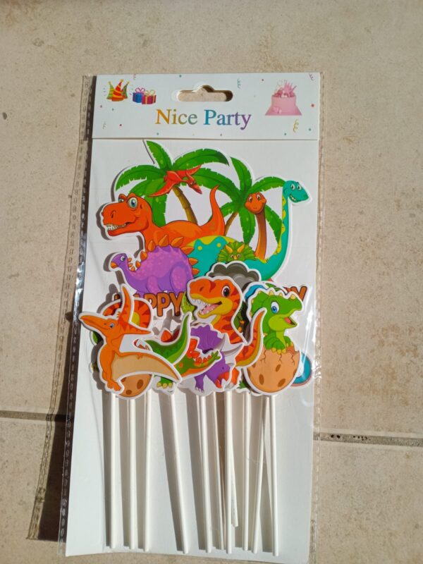 decoracion para tortas de dinosaurio