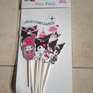 decoración para tortas de kuromi