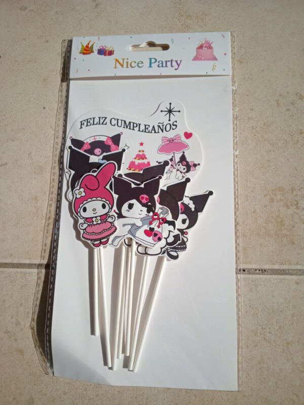 decoración para tortas de kuromi