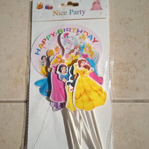 decoración para tortas de las princesas de disney
