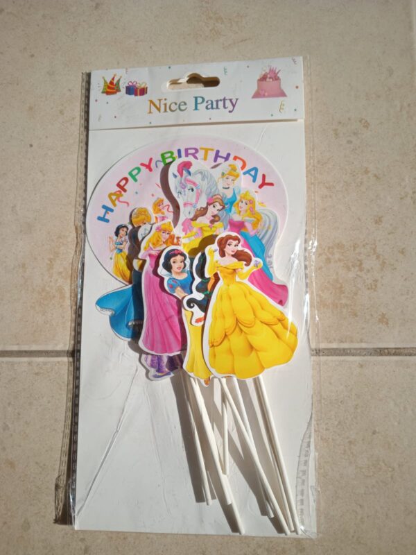 decoración para tortas de las princesas de disney