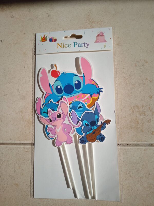 decoración para tortas de stitch