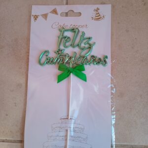 letrero feliz cumpleaños para torta