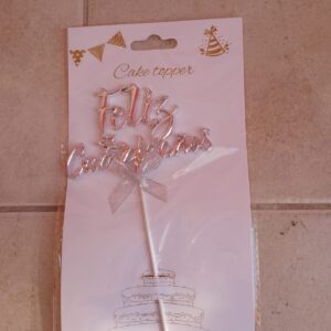 letrero feliz cumpleaños para torta