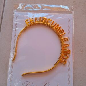 vinchas de feliz cumpleaños
