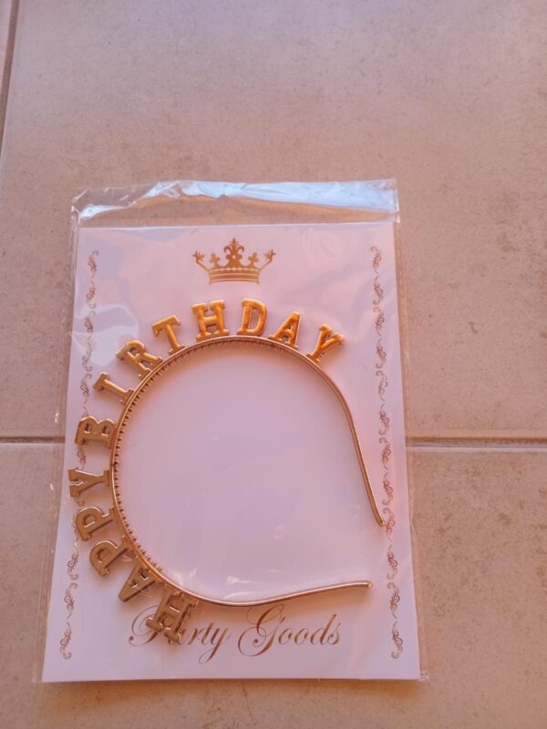 vincha hapy birthday