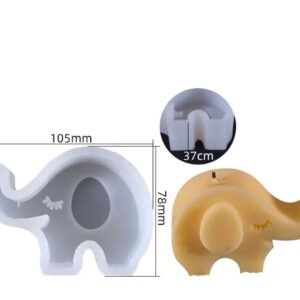 MOLDE SILICONA ELEFANTE P/VELA 72-020N3